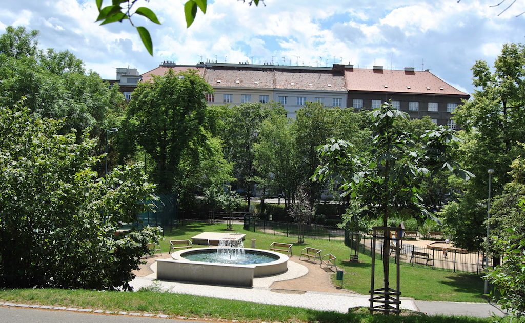 Zelený raj u Nuselského mostu