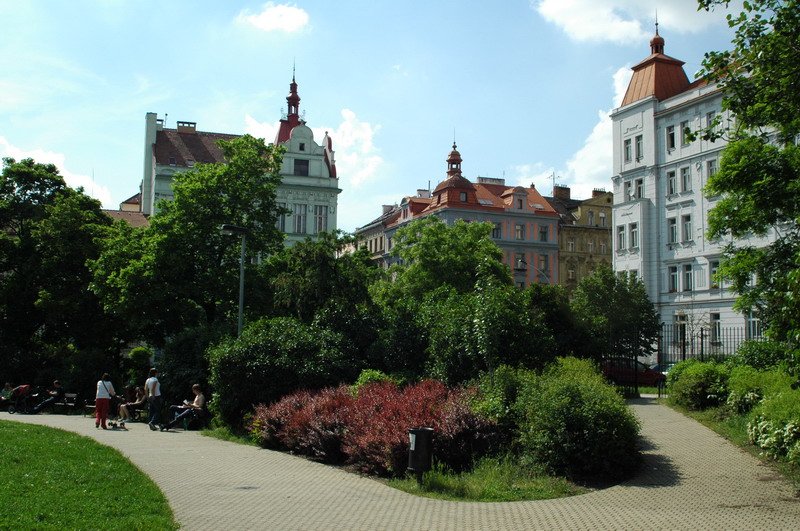 Park pod zámečkem Rangherka